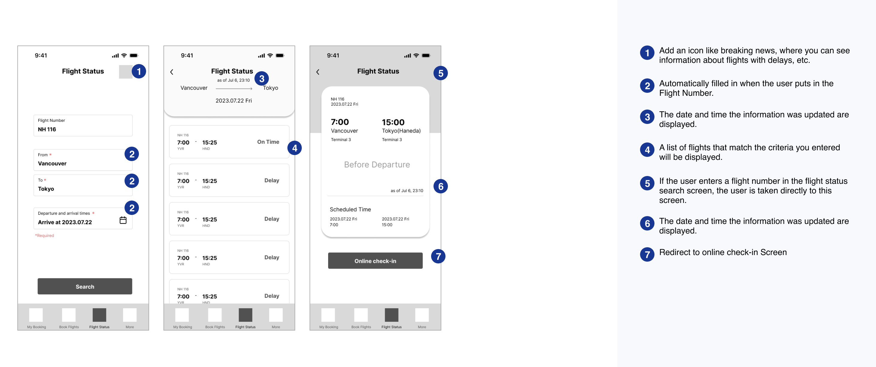 New Wireframes