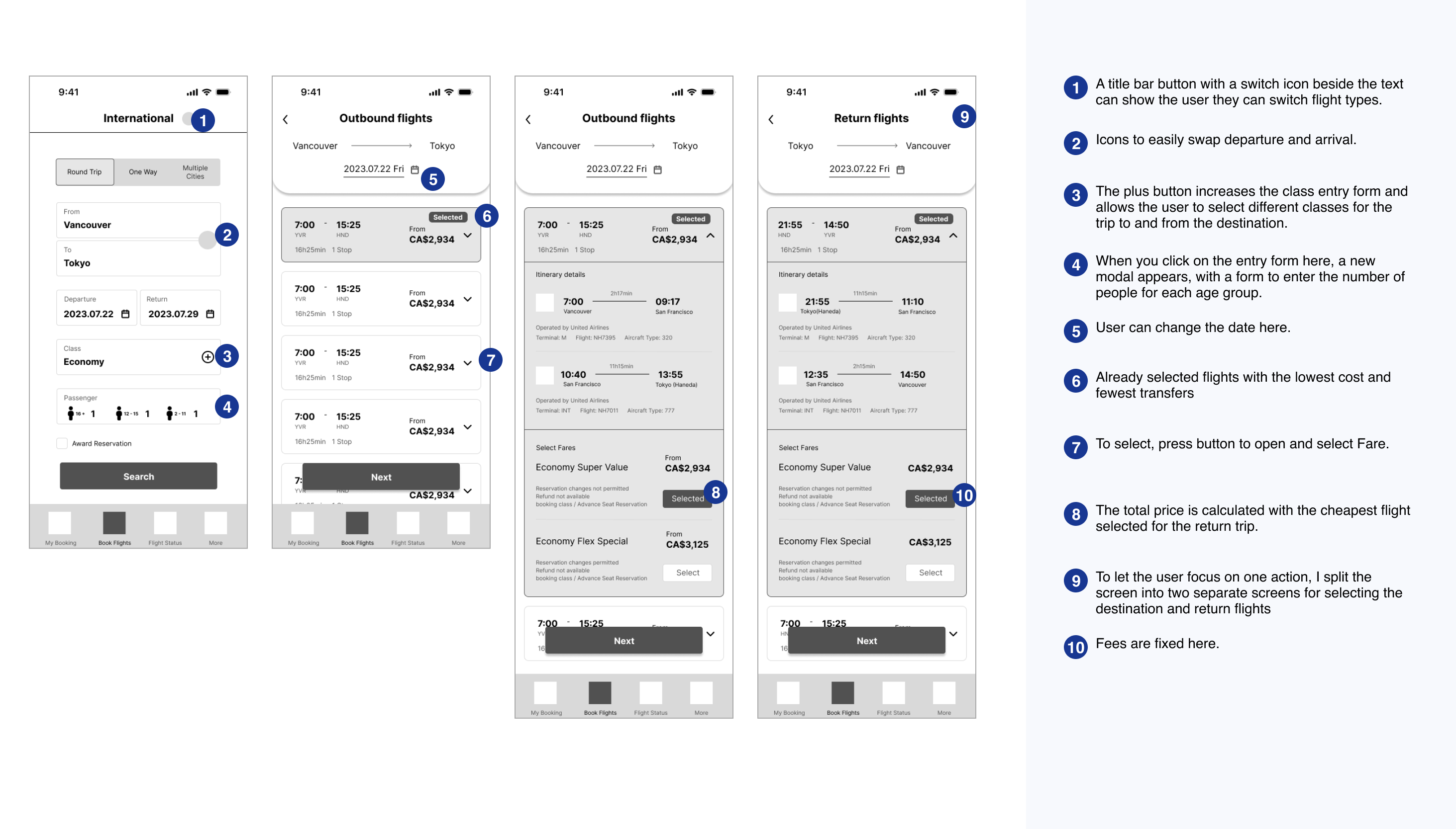 New Wireframes